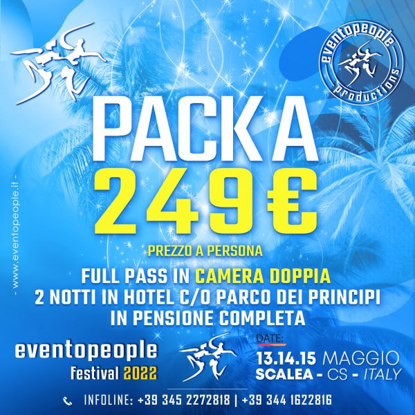 Pack A | 2 Full Pass In Camera Doppia c/o Parco Dei Principi