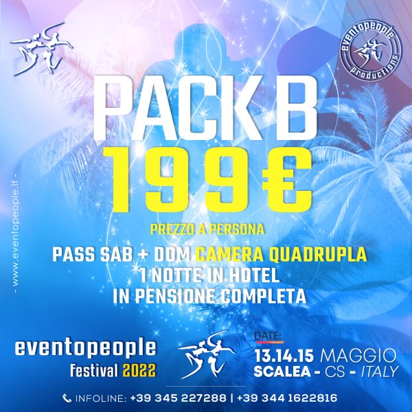 Pack B | 4 Full Pass In Camera Quadrupla c/o Parco dei Principi