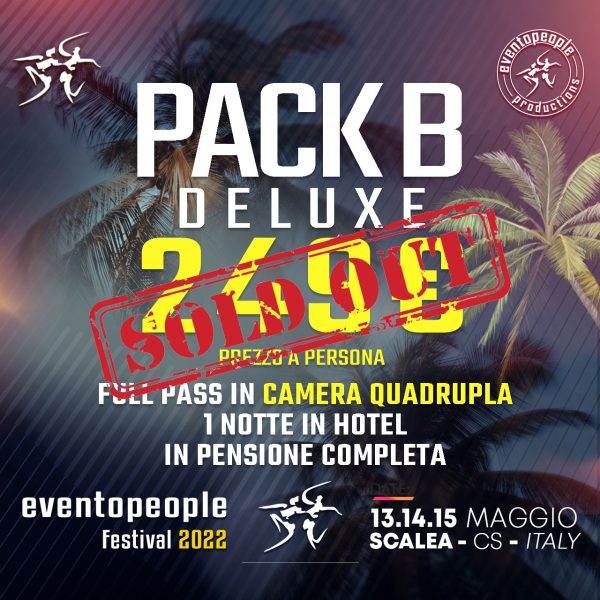 Pack B Deluxe | 4 Full Pass In Camera Quadrupla - Sold Out