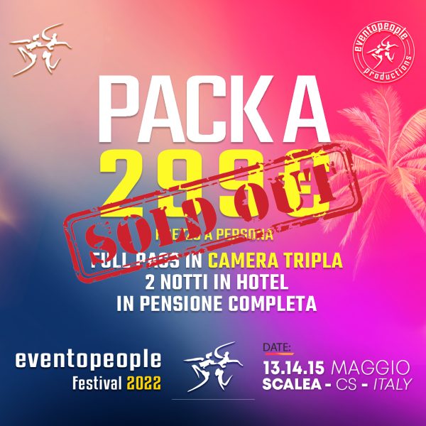 Pack A | 3 Full Pass In Camera Tripla c/o Apulia Forte Club